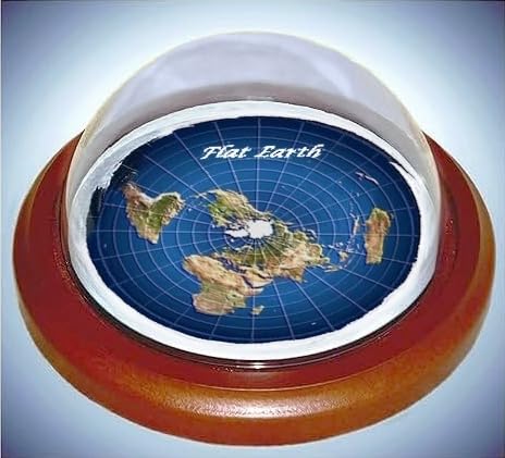 Flat Earth Map Dome Display Model