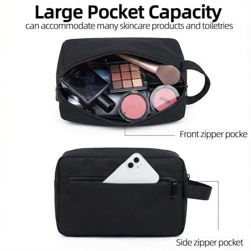 DSYSC Trousse de toilette de voyage pour femme et homme, petite trousse de maquillage – Image 2