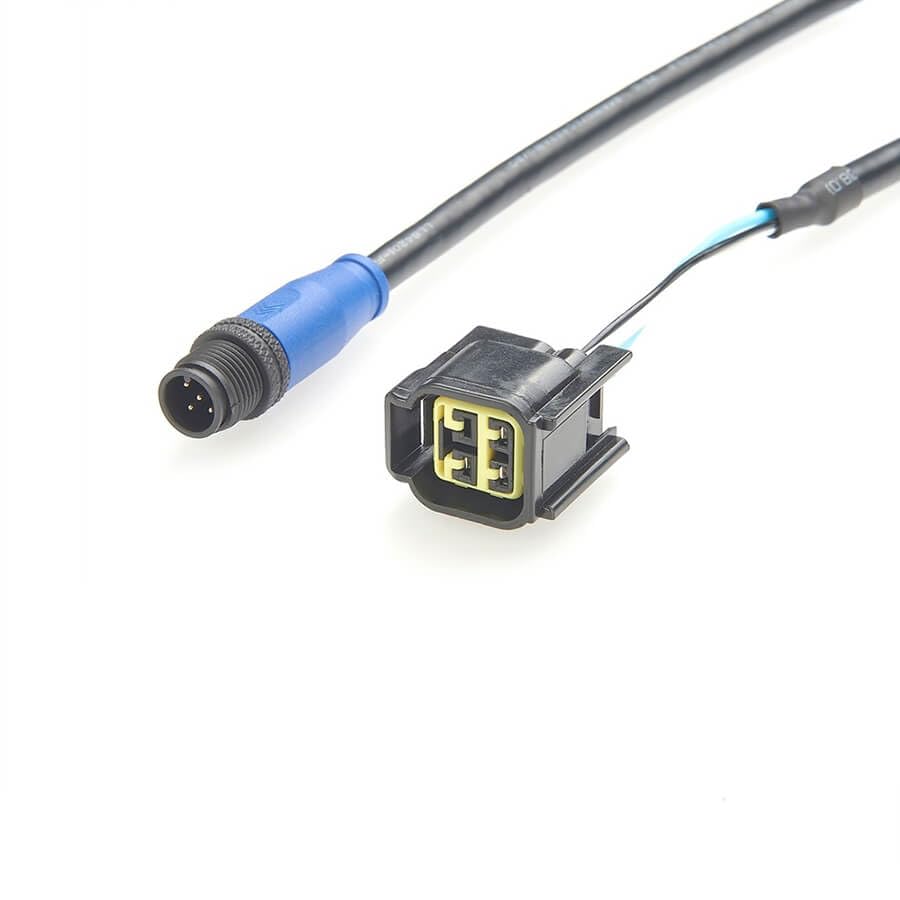 Marine Nmea2000 Cable T-Piece 4 Pin to M12 Male 5 Pin 5 Meter