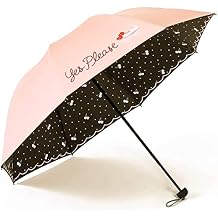 Habiba Light Mini Travel Umbrella, Portable Lightweight Compact Umbrellas with 95% UV Protection, Windproof, Suitable for Sun/Rain Unbreakable