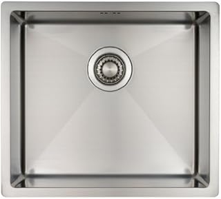 Edelstahlspuele.de – Auralum Edelstahlspüle 1 Becken ohne Abtropffläche