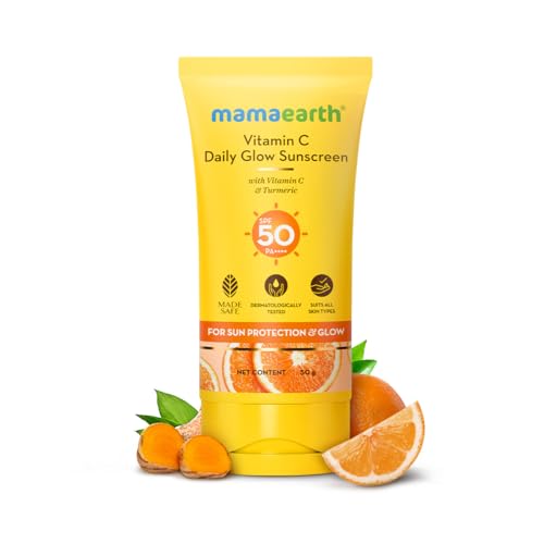 Mamaearth Vitamin C Daily Glow Sunscreen SPF 50 50g - Image 2