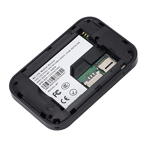 Image of Portable 4G LTE WiFi Hotspot with LED Display SIM Slot Compact Travel Router for Phones Laptops and Tablets Lightweight Mobile Internet Device for Global Travel