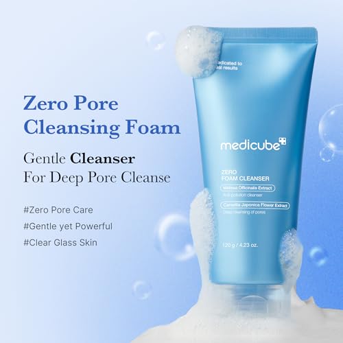 medicube Zero Foam Cleanser for Sensitive Skin - Sebum Control, Moisture Balance, and Pore Minimization | Korean Skincare - Image 3
