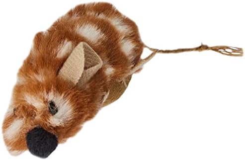 Trixie Mouse Plush Toy with Sound, 8 cm