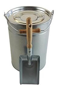 Schürer Aschekasten 14L mit Kohleschaufel