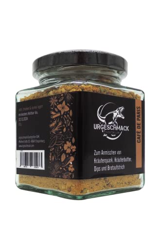 Urgeschmack Eventgrillen Cafè de Paris 85 g im Glas ( französische Premium Gewürzmischung für Dips, Kräuterbutter, Gemüse , Fleisch oder Sauce ) 1er Pack Cover