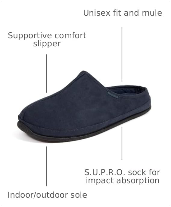 Image of Deer Stags Slipperooz Wherever Adult Slippers, Black