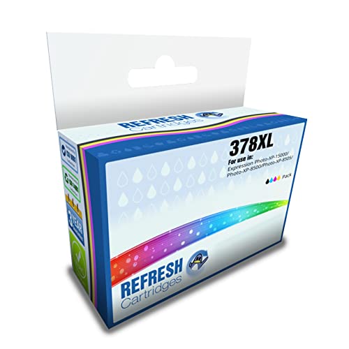 Refresh Cartridges Full Set of 4 Remanufactured Ink Cartridge Replacement for Epson 378XL High Capacity (C13T37914010 / C13T37924010 / C13T37934010 / C13T37944010) - Image 3