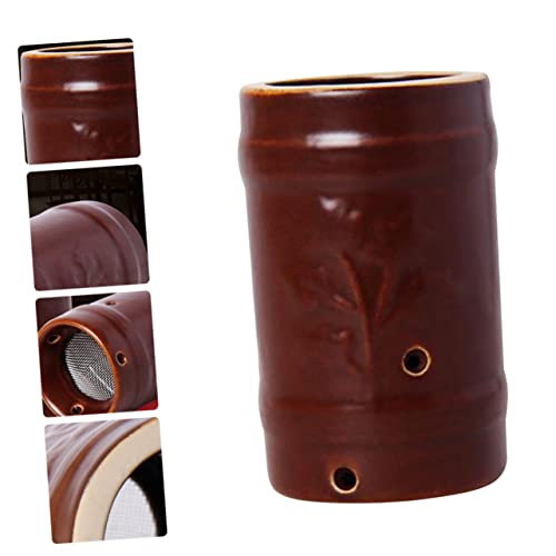 Jarra de cerámica estilo chino Healeved para moxibustión, portátil y pequeña, para aliviar dolores musculares, mejorar la circulación sanguínea y calentar miniatura 3