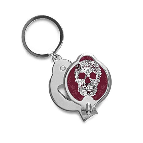Fleurs bones Mexique jour de dead ongle cutter trimmer pour manucure originale