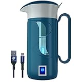 2.HÖCHSTE SCHNELLE FILTER- UND REINIGUNGSTECHNOLOGIE: Das vierstufige Wasserfiltersystem von GOSOIT enthält 304 SUS, antibakterielle Kugeln, Kokosnussschalen-Aktivkohle und ein Ultrafiltrationsmembransystem, das eine äußerst schnelle Filtration und Reinigung durchführt, die Ihnen reines und gesundes Wasser liefern kann.