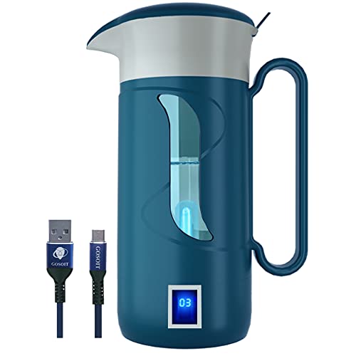 GOSOIT UV Water Filter Pitcher Purifier Water Purification Jug