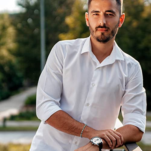 Gavu Mens Healing Crystal Malachite Stone Bracelet #TOP2