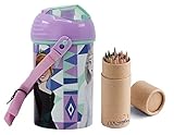 Bouteille d'eau 450 ml avec personnages de la Reine des Neiges