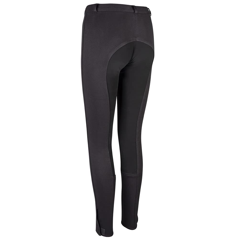Pfiff 101197 Kinder Reithose Vollbesatz Vollbesatzreithose Schwarz, 170