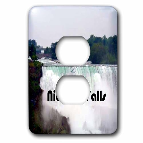Plaque Niagara Falls 2 prises pour masquer les imperfections murales avec style