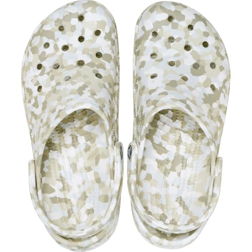 Image of Crocs Womens Classic Marbled Tie-dye Clogs