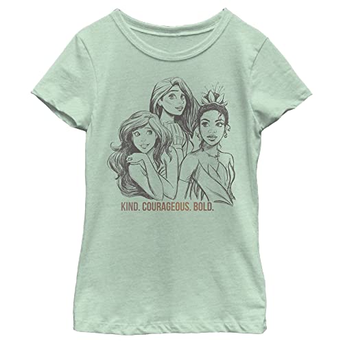 Image of Disney Girl's Sketch Portraits T-Shirt