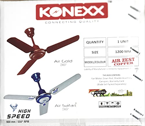 Image of Konexx Air Zest Ceiling Fan 1200 MM, 48 inch