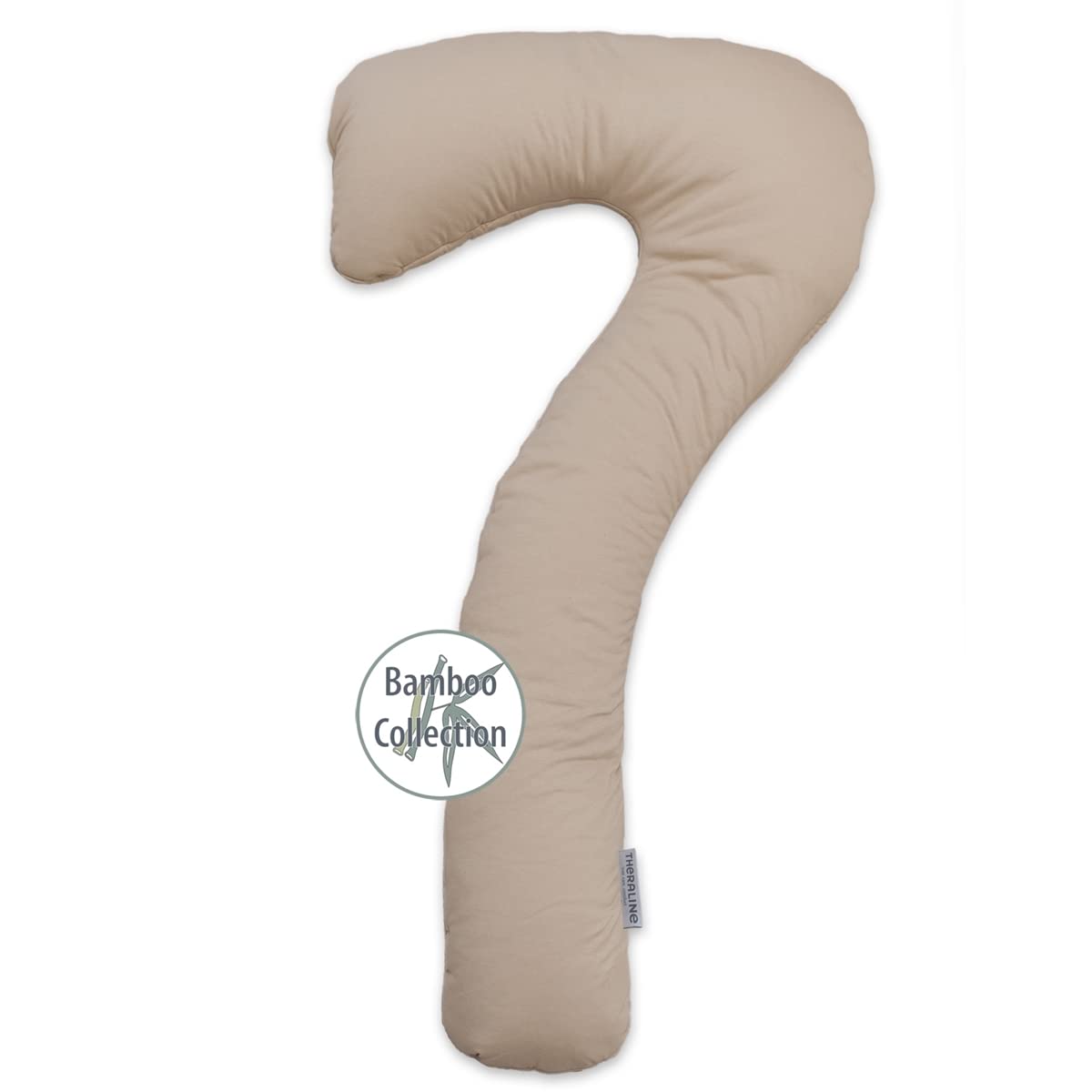 Theraline my7 - Das Schlaf-& Stillkissen EPS-Perlen und Thera-Rhomb Cappuccino Bamboo