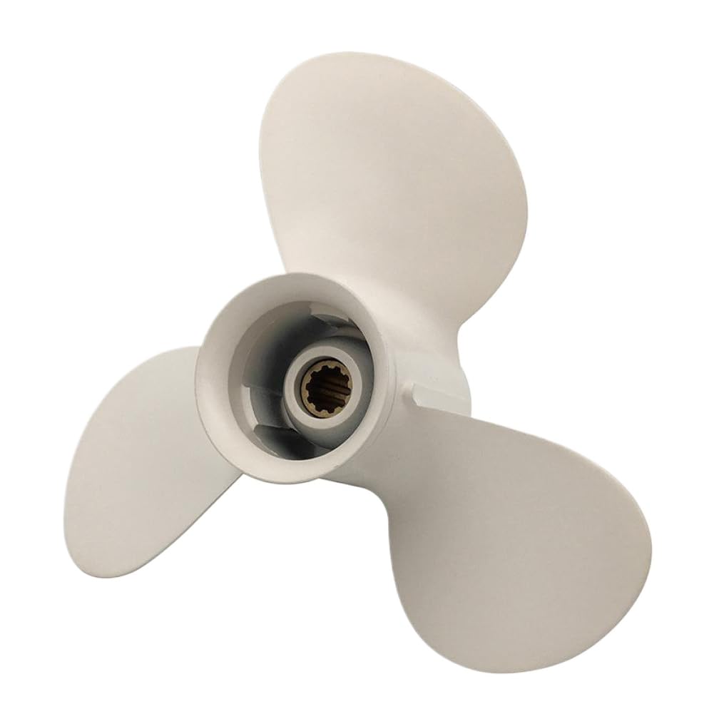 Hélice 664-45945-00-EL Compatible con Motor Fuera Borda 20HP 25HP 30HP