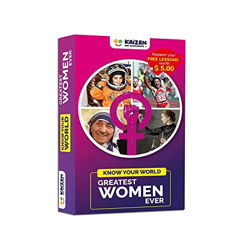 Image of Kaizen MicroLessons Card Game Kid Smart Cards. (Greatest Women Ever)