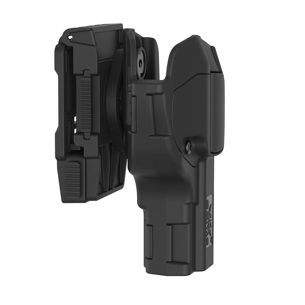 Clip da Cintura per Beretta 92 con Rotazione a 360°, OWB per 92FS 98fs, Mano Destra, Indice Liberazione Automatica, Esterno alla Cintura