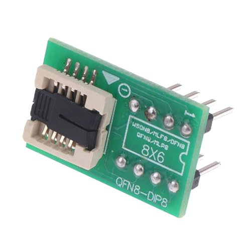 QMQJIA Precise QFN8 WSON8 MLF8 MLP8 DFN8 to DIP8 Socket/Adapter for Electronic Prototyping and Maintenance