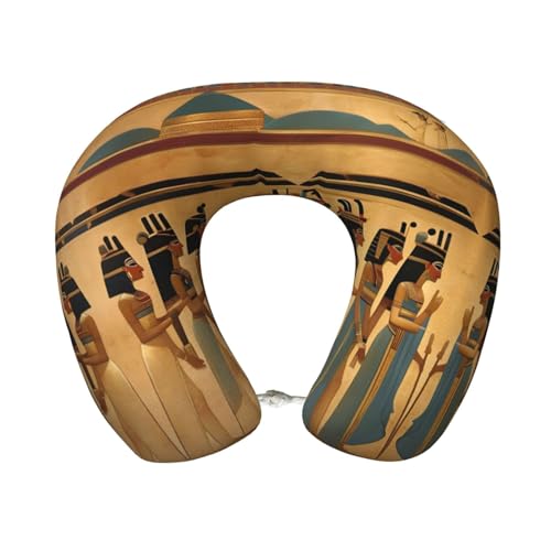 Almohada cervical de poliéster negra para viaje miniatura 1
