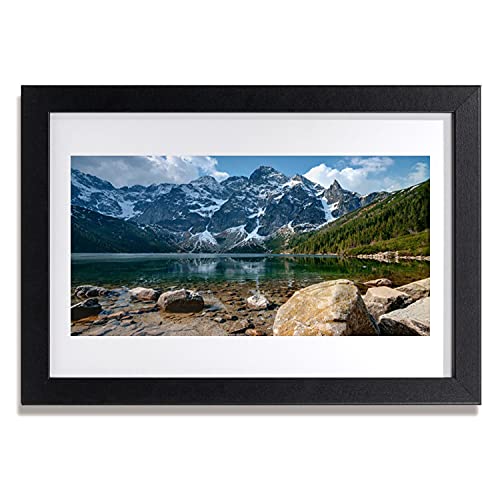 Affiche encadrée 30x20 cadre MDF image murale photo affiche paysage Tatras pour salon