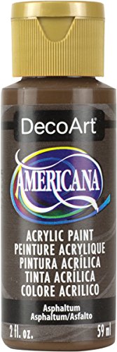 Image of DecoArt Americana Acrylic Paint, 2-Ounce, Asphaltum