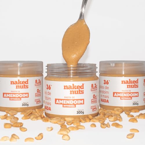 Pasta de Amendoim Integral (300g) - Naked Nuts