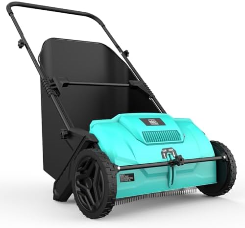 INTEC - Ramasse Feuilles et Herbes mécanique Balayeuse à Feuilles...