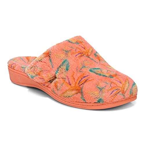 Vionic Gemma - Orthaheel Orthotic Slipper Papaya Tropical - 10 Medium #TOP3