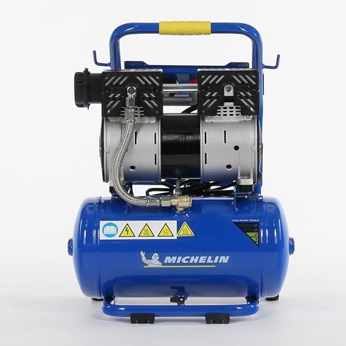 Compresor de aire Michelin CA-MX10-1 de 10 litros y motor sin aceite 6