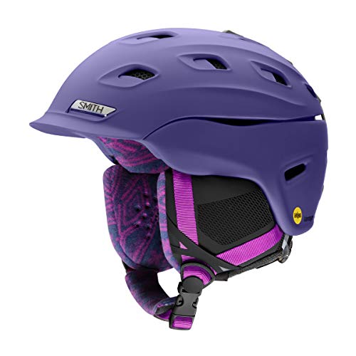 Smith Optics Vantage Womens MIPS Ski Snowmobile Helmet (Matte Dusty Lilac, Large 59-63cm)