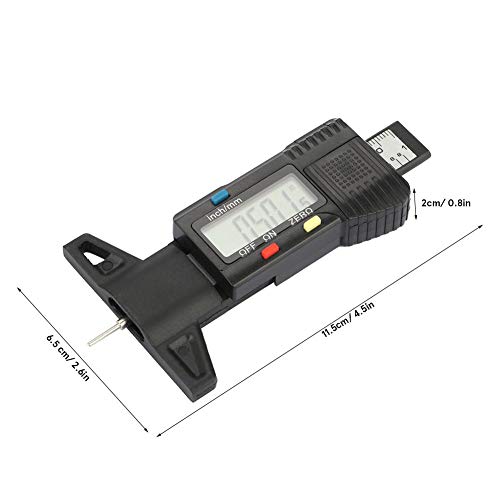 Digitale Tire Tread Depth Gauge meetinstrument voor veilig rijden met omschakelbaar LCD-display - Image 3
