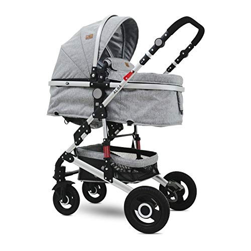 Lorelli Combikinderwagen Trio 3 in 1 alba set grijs - Afbeelding 3