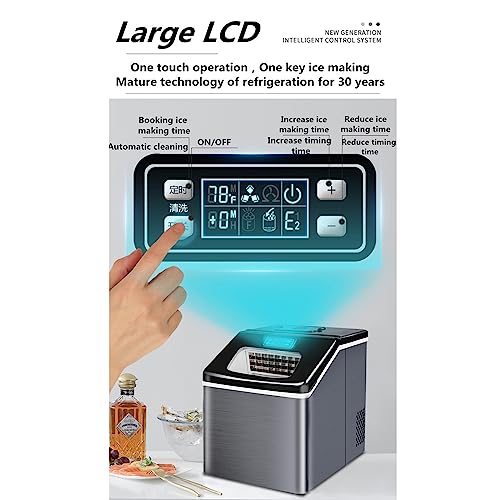 Machine à glaçons 30kg carrée et compacte pour maison et commerce