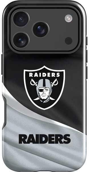 Skinit Impact Phone Case Compatible with iPhone 17 Pro Max - Officially Licensed NFL Las Vegas Raiders Design