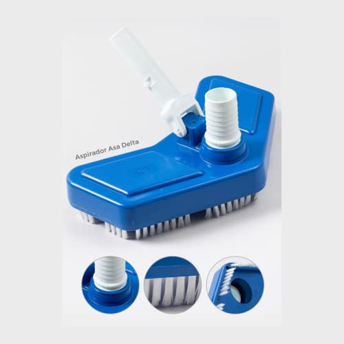 Kit De Limpeza Para Piscinas Alvenaria Fibra Vinil - Cabo 3m