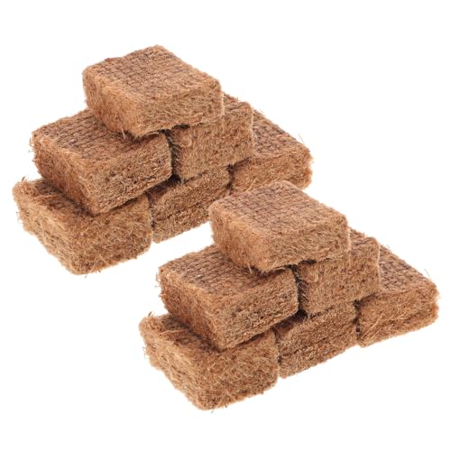 Happyyami 10pcs BBQ Grill Starter Cubes Carbon for Outdoor Cooking Fast Ignition Long Burn Time Versatile Firelighters