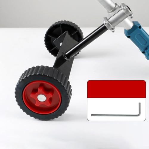 Ruedas de apoyo de 28 mm para recortar bordes de césped de forma cómoda y recta 6