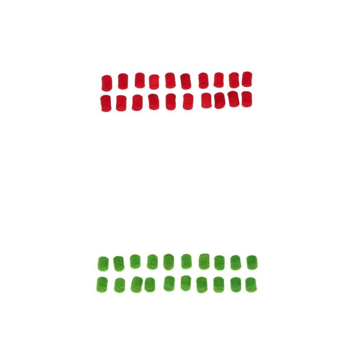 CALANDIS™ 40pcs/set Saxophone Bumper Felts for Soprano Sax Parts Accessory Red+Green | Other Accessories | Parts & Accessories | Wind & Woodwind-image-25