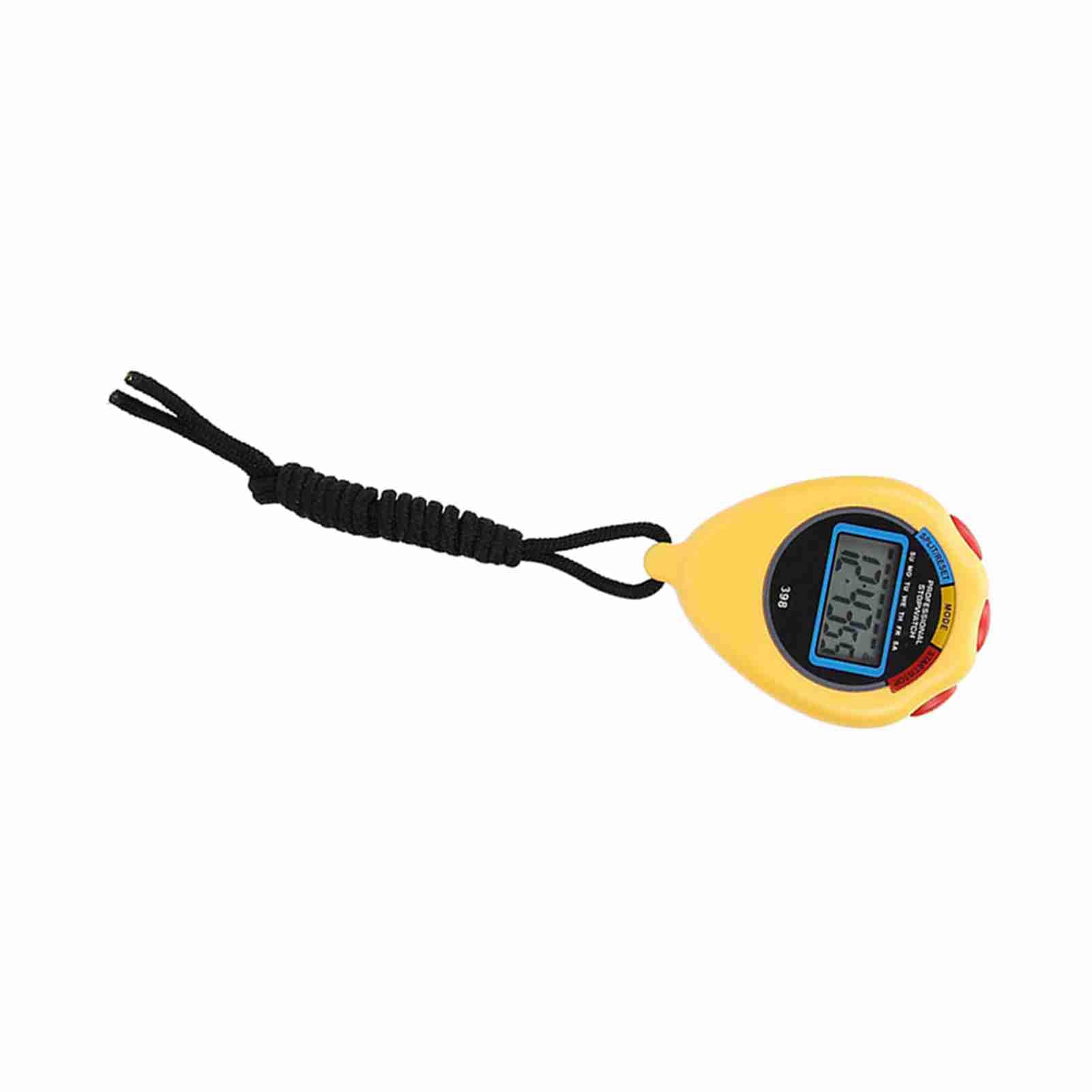 Professional Sports Timer Electronic Stopwatch for Racing Running Swimming Yellow HighQuality Stopwatch Timer for Athletes Timing and le Truction Imp Your Performance in Vari-picture-14