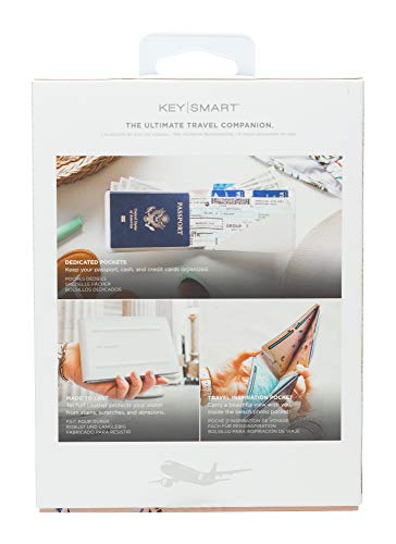Image of KEY SMART Urban Union Passport Wallet (Marble White)