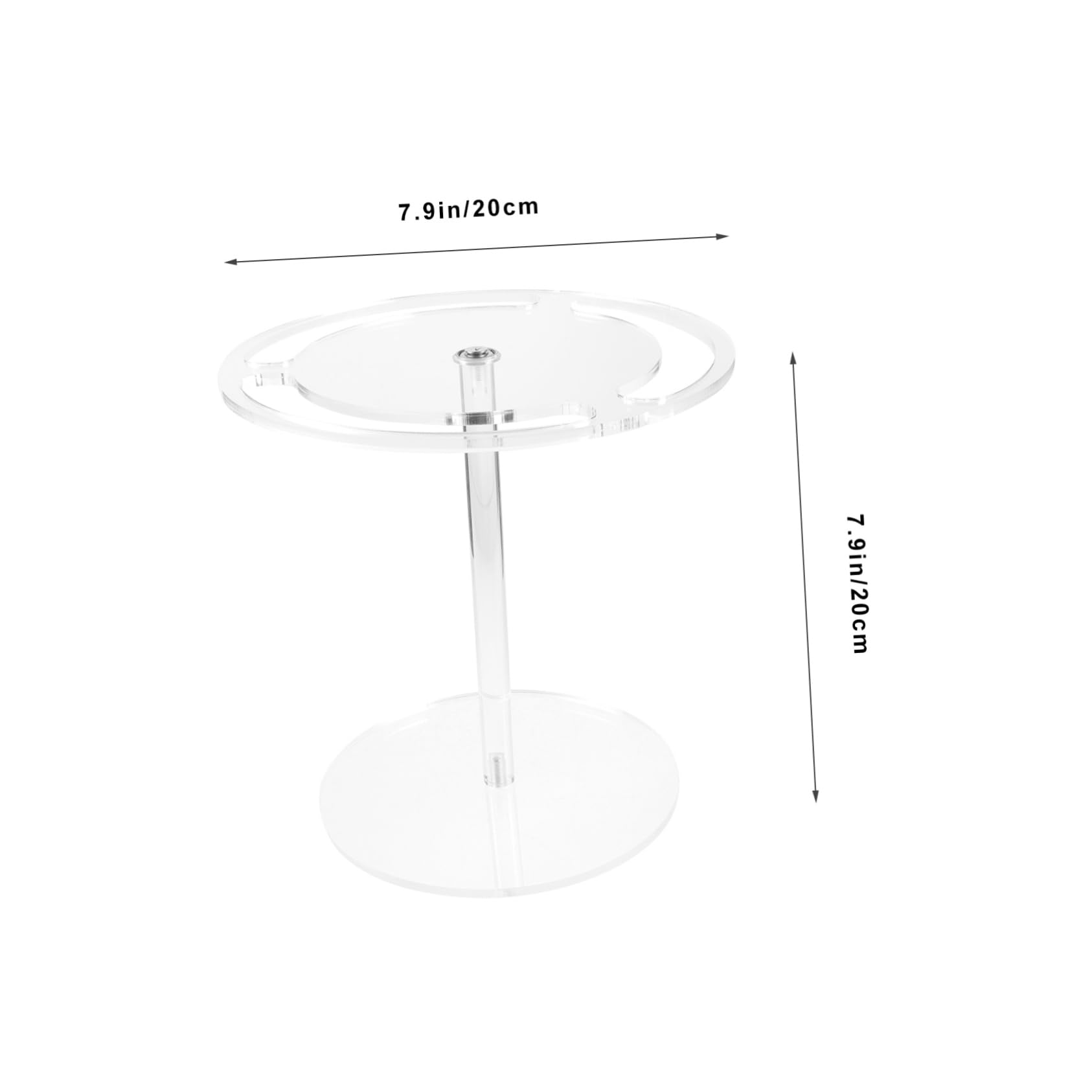 SOLUSTRE Sunglasses Holder for Nightstand Rotating Eyeglass Stand Acrylic Eyewear Organizer