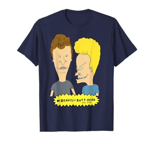 Beavis and Butt-Head Big Heads Logo T-Shirt