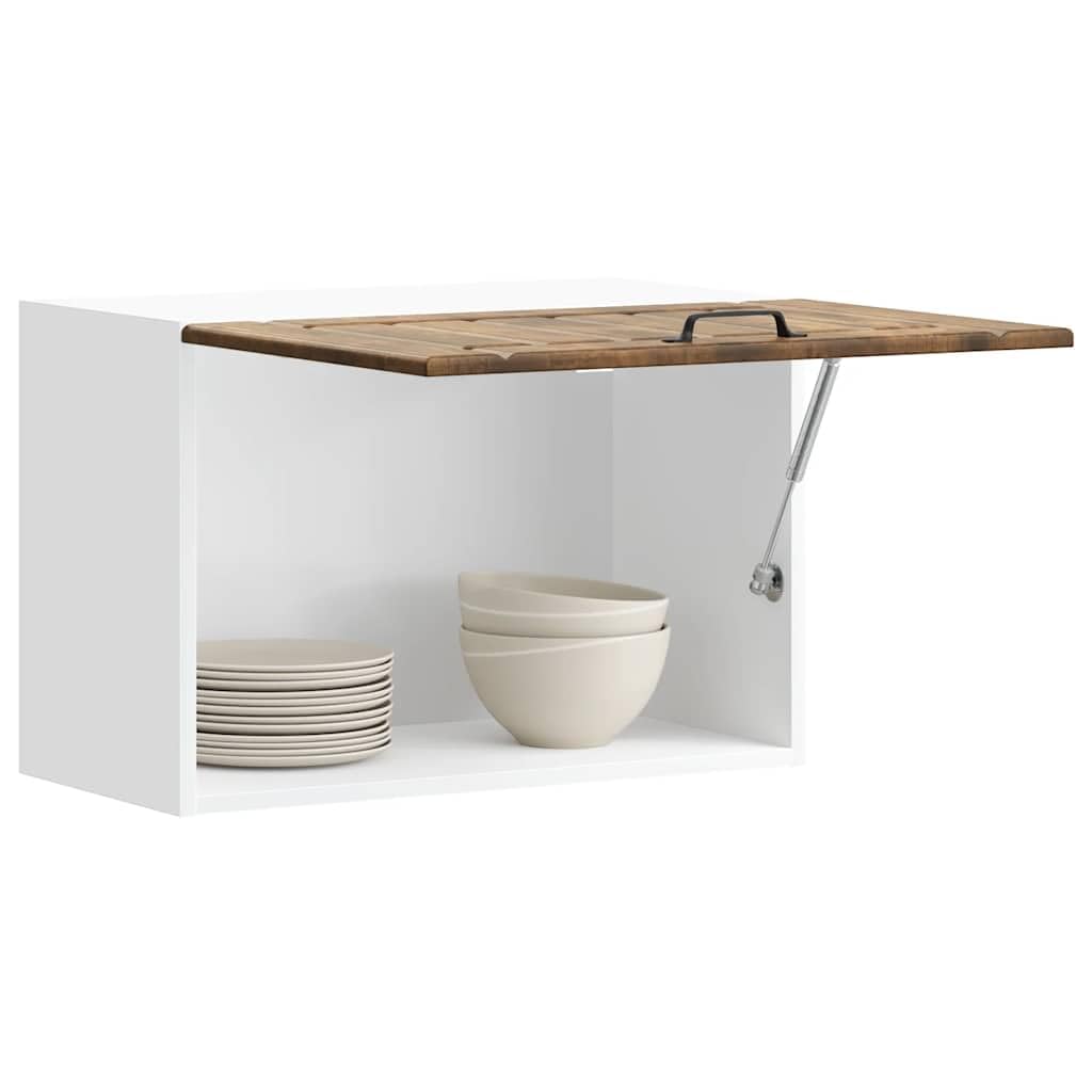 Armoire de cuisine suspendue Lucca en chêne fumé 60cm